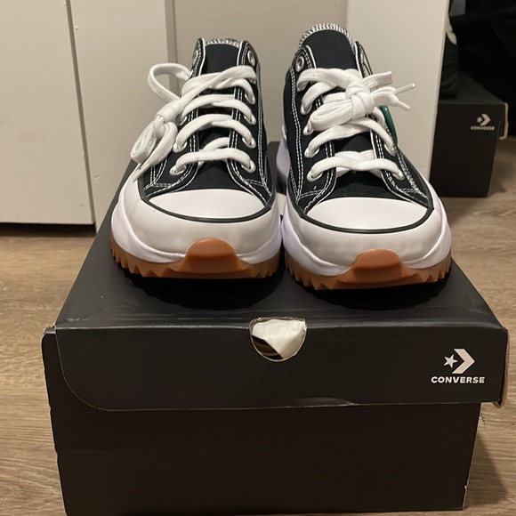 Converse Black and White Sneakers - Picture 2 of 4